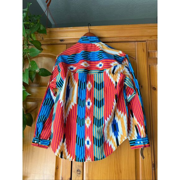Vintage Cricket by the Creek Southwest Aztec Shirt – 100% Cotton – L – NWT - Picture 4 of 9